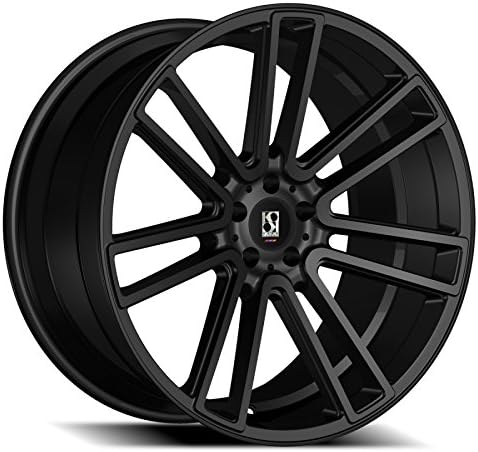 26" INCH KOKO KUTURE MASSA 7 BLACK WHEELS RIMS & TIRE PACKAGE - LEXANI FORGIATO ASANTI GIOVANNA