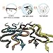 ValeforToy Rubber Snake,14 Inch Snake Toy Set(6 Pack),Super Stretches Material TPR, Realistic Fake Snake Figure Keep Bird Away Bathtub Garden Rainforest Reptile Toy