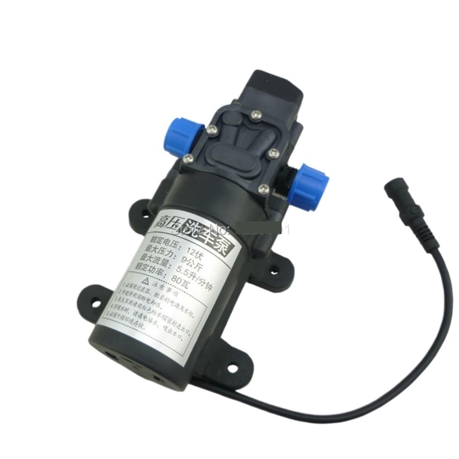 Pompe a eau 24V auto-amorcante pour resoudre le manque de pression de lavage