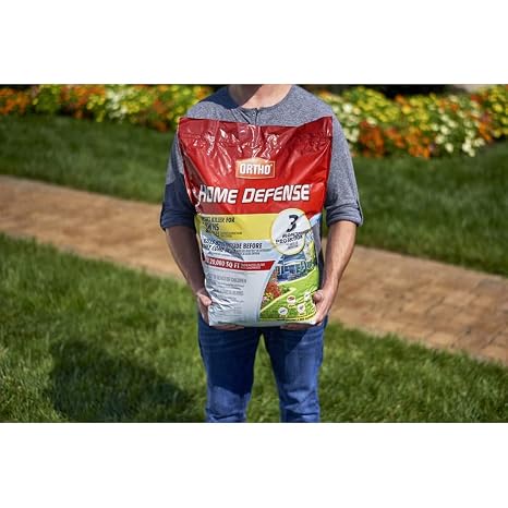 Ortho Home Defense Insect Killer for Lawns Granules - Treats up to 10,000 sq. ft., Lawn Insect Killer Kills Ants, Ticks, Fleas, Spiders, Centipedes & Other Listed Bugs, Fast Acting, 10 lbs.