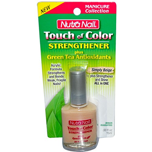 Touch of Color Strengthener Simply Beige - 0.5 oz,(Nutra Nail) by CCA Industries