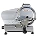 SUPER DEAL PRO Commercial Stainless Steel Semi-Auto Meat Slicer, Cheese Food Electric Deli Slicer Veggies Cutter