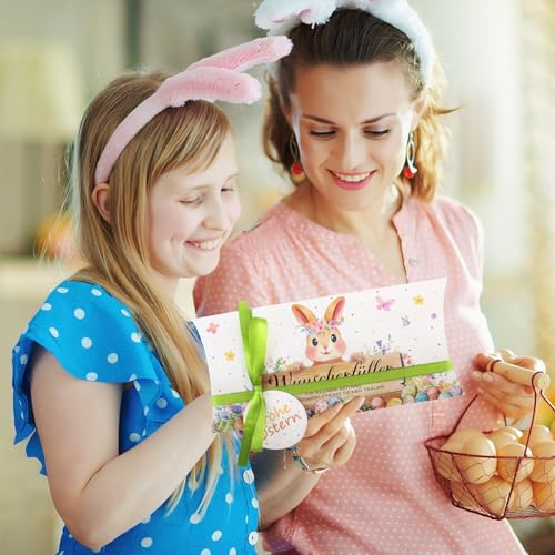 YUE QIN 12 Stück Wunscherfüller Geldgeschenk Ostern Geldgeschenke Verpackung Geldgeschenke Kissenschachteln Geschenkbox Geschenkverpackung Geschenkboxen für Geschenkgutscheine Goldmünzen Bargeld