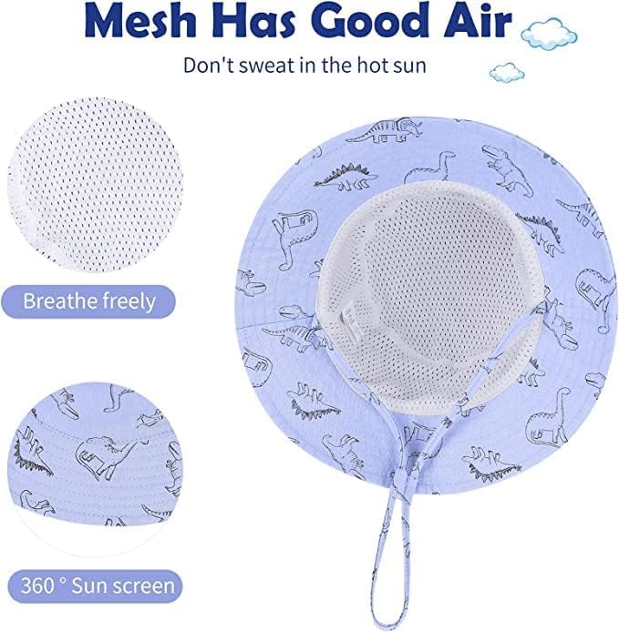 Miniatura 6 de Durio Sombrero de sol para bebé, sombrero de playa de verano, UPF 50+, protección solar, sombreros para niños, regalos para niños y niñas
