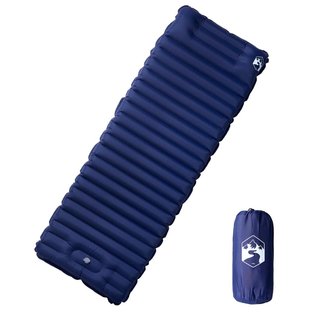 Homgoday Selbstaufblasende Camping-Matratze, integriertes Kissen, Marineblau, Matratze für Bettgestell, Matratze für Schlafsofa, Rahmen l1
