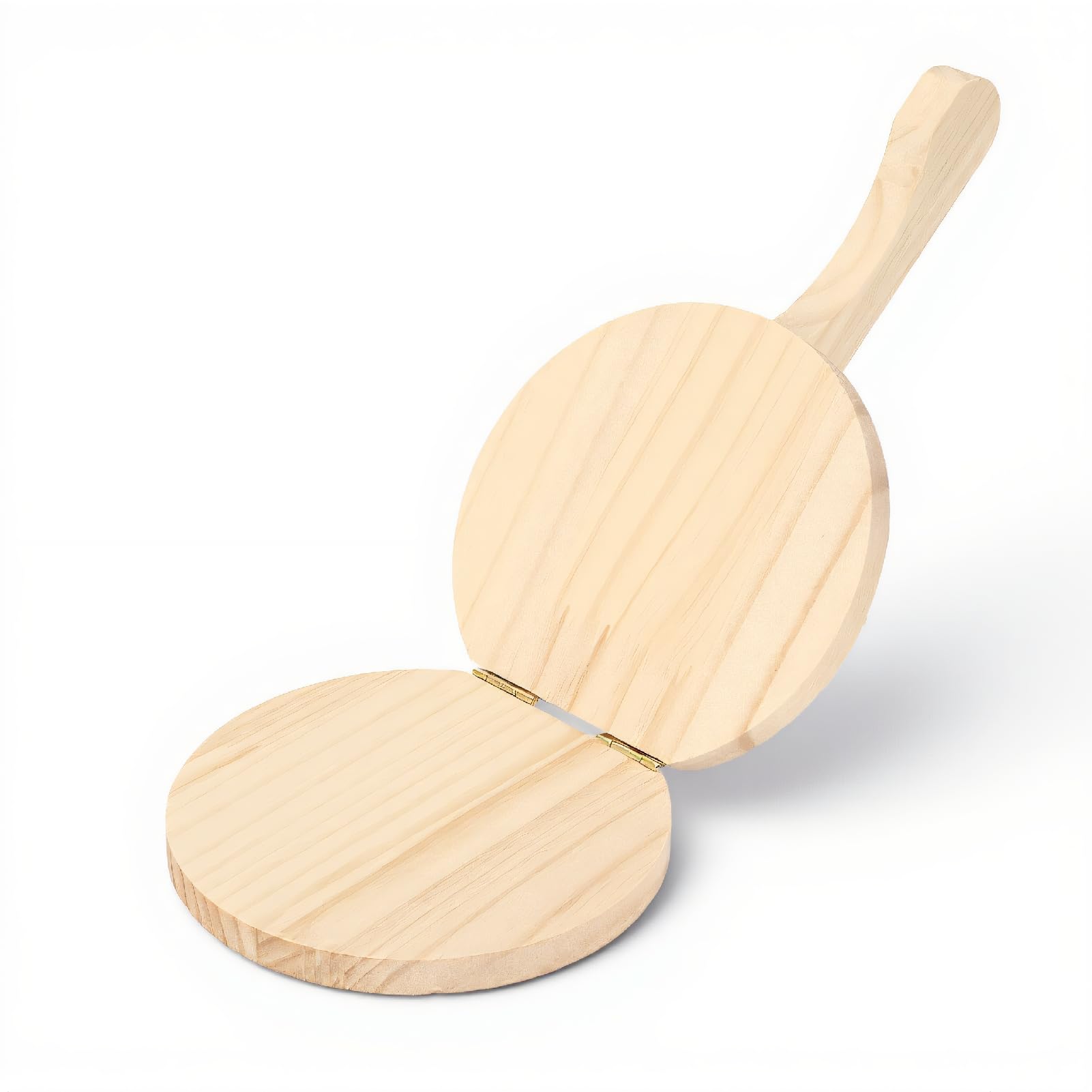 Wood Tortilla Press Round - Durable, Ergonomic & Easy to use - Tortillas, Roti, Pizza and Quesadillas - Tortilla maker press, Pizza dough press, Roti maker, Quesadilla maker-image-32