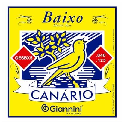 Corda para Contrabaixo Giannini GESBX5 0.40-0.125 Super Leve