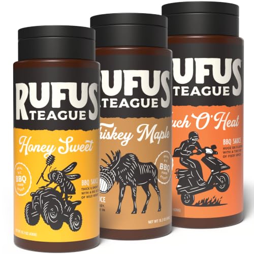 Rufus Teague BBQ Sauce Variety Pack 3 Bottles