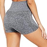 ✅【COSY SHORTS】: los pantalones cortos de yoga ultra elásticos para mujer brindan la máxima comodidad y protección durante cada pose y movimiento, nunca te preocupes por la división repentina de los pantalones, especialmente al realizar una acción de ejercicio de alta intensidad. transpirable, ajustado a su figura, no transparente (grosor suficiente con buena transpirabilidad), permite la máxima comodidad y facilidad de uso, ya sea que esté haciendo ejercicio en el gimnasio o descansando en casa.