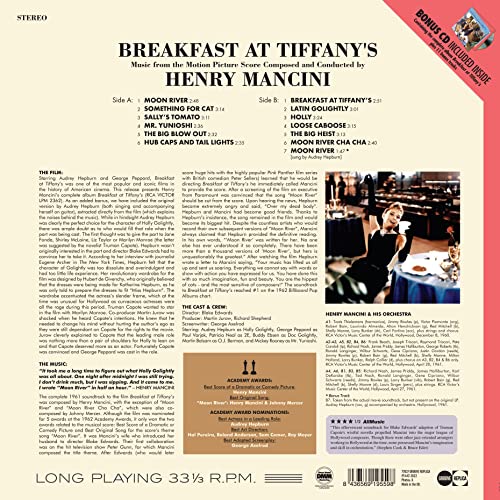 Breakfast At Tiffany's (Original Soundtrack) [Includes Bonus CD] [Import] (Bonus CD, Spain - Import
