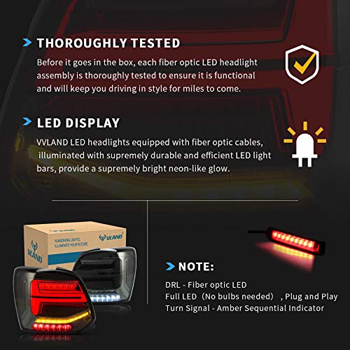VLAND Fanali Posteriori a LED per Polo MK5 6R 6C