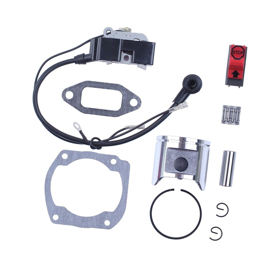 Oglozabp One Color 48Mm Piston Kit Ignition Module Coil Needle Bearing Fit For Cs2165 2065 2165 365 Epa Chainsaw 503 69 13-03