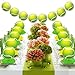 C L cooper life Tennis Party Honeycomb Centerpieces for Tennis Ball Birthday Party Decorations Sport Theme Centerpiece Decoration for Sport Theme Baby Shower Supplies