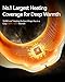 RANVOO AICE LITE Plus 2025 Max Heat Edition [No.1 Hottest & Most Durable] AI Neck Heater, Immersive Heating Pad 30H Rechargeable Battery, with Fan & Cooling for All Seasons, Gifts for Mom/Dad, Blue