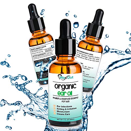 Natural Mullein Ear Wax Removal Oil & Cleaner With Strawberry For Kids | Pain & Earache Drops | Earwax Softener, Moisturizer & Allergy Soothing | Tinnitus, Itching, Ringing, Infections & Clogged Ears #TOP4