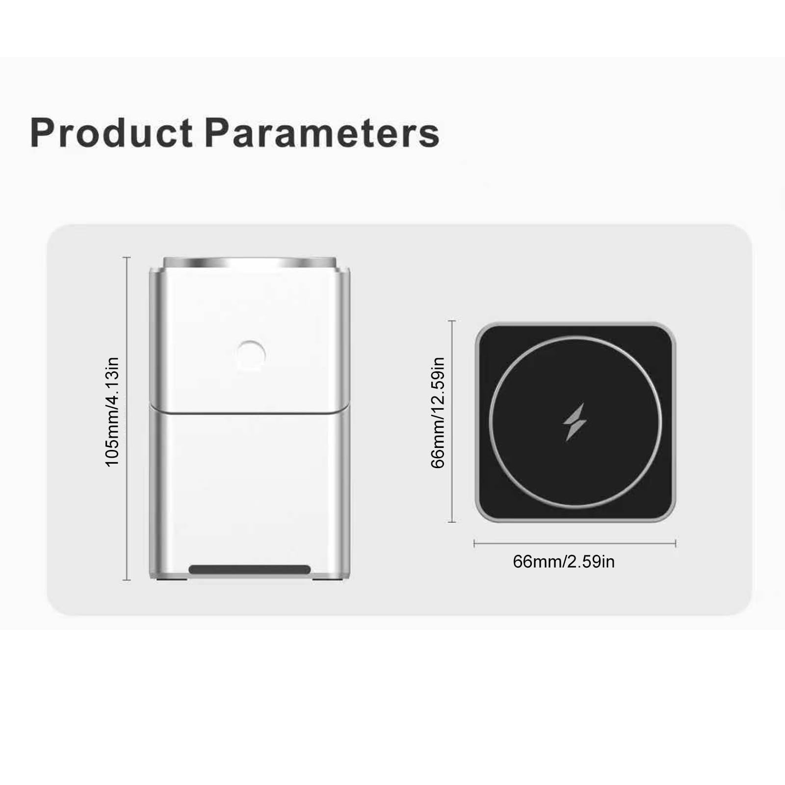Caricabatterie per dispositivi multipli Rotazione automatica a 360 gradi 15 W Aggiornamenti Dock di ricarica rapida per telefono orologio auricolare supporto di ricarica da scrivania