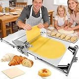 【Réglage précis de l'épaisseur】 : L'épaisseur de cette machine à pâtes est réglable avec précision de 2 à 30 mm, répondant à tous les besoins, des pizzas ultra-fines aux pâtisseries épaisses. Dotée de plaques double face lisses et rugueuses, cette machine à pâtes est fabriquée en polyéthylène écologique, antiadhésif et non toxique, ce qui la rend adaptée à tous types de pâtes.