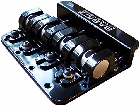 Babicz® »FCH-4-5-Hole Mount - Original Series« Bridge For Electric 4-String Bass - Black