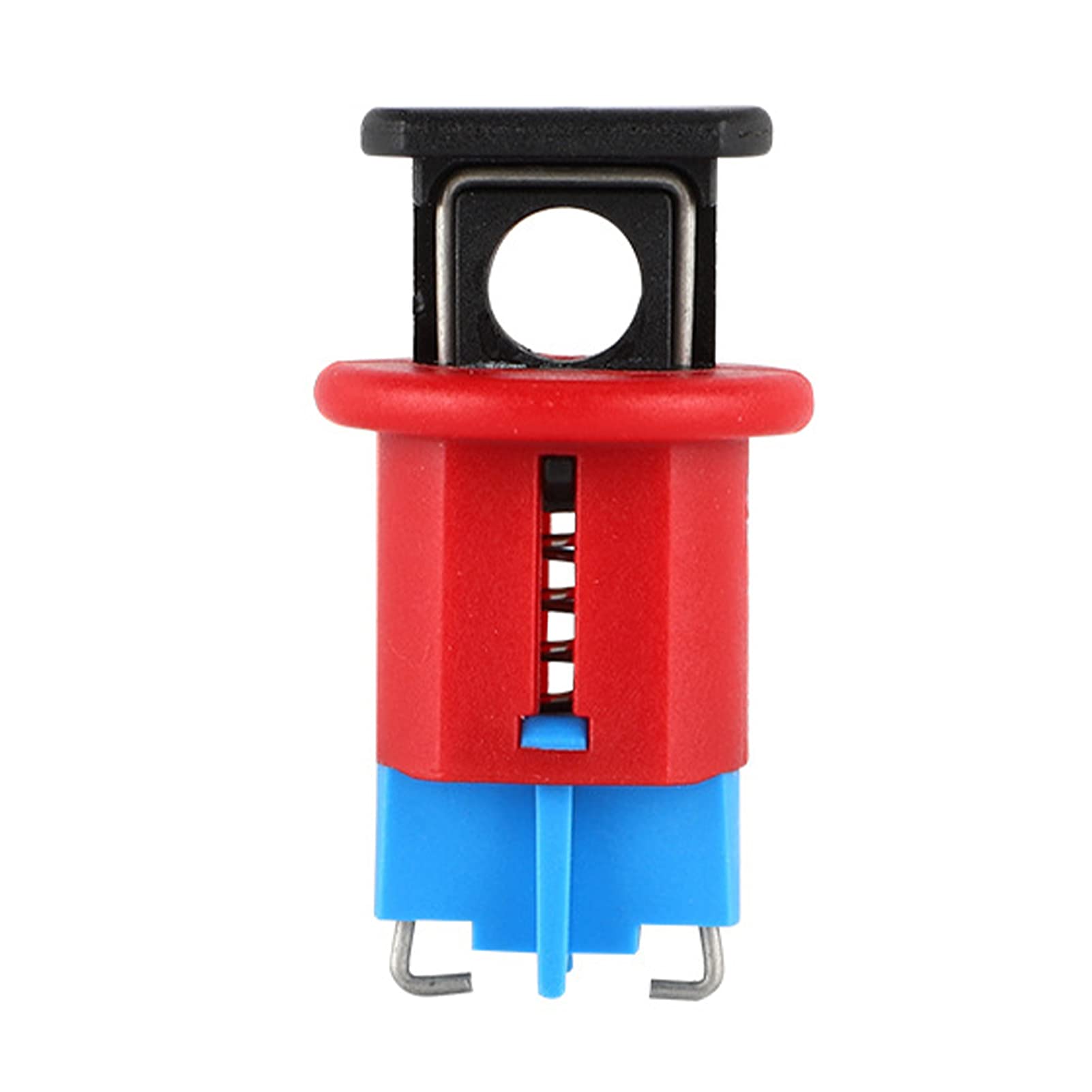 Red Circuit Breaker Lockout,Circuit Breaker Lock Air Circuit Breaker Safety Locking Device for Standard Single and Double Toggles (A)