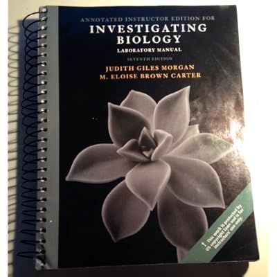 Annotated Instructor's Edition for Investigating Biology