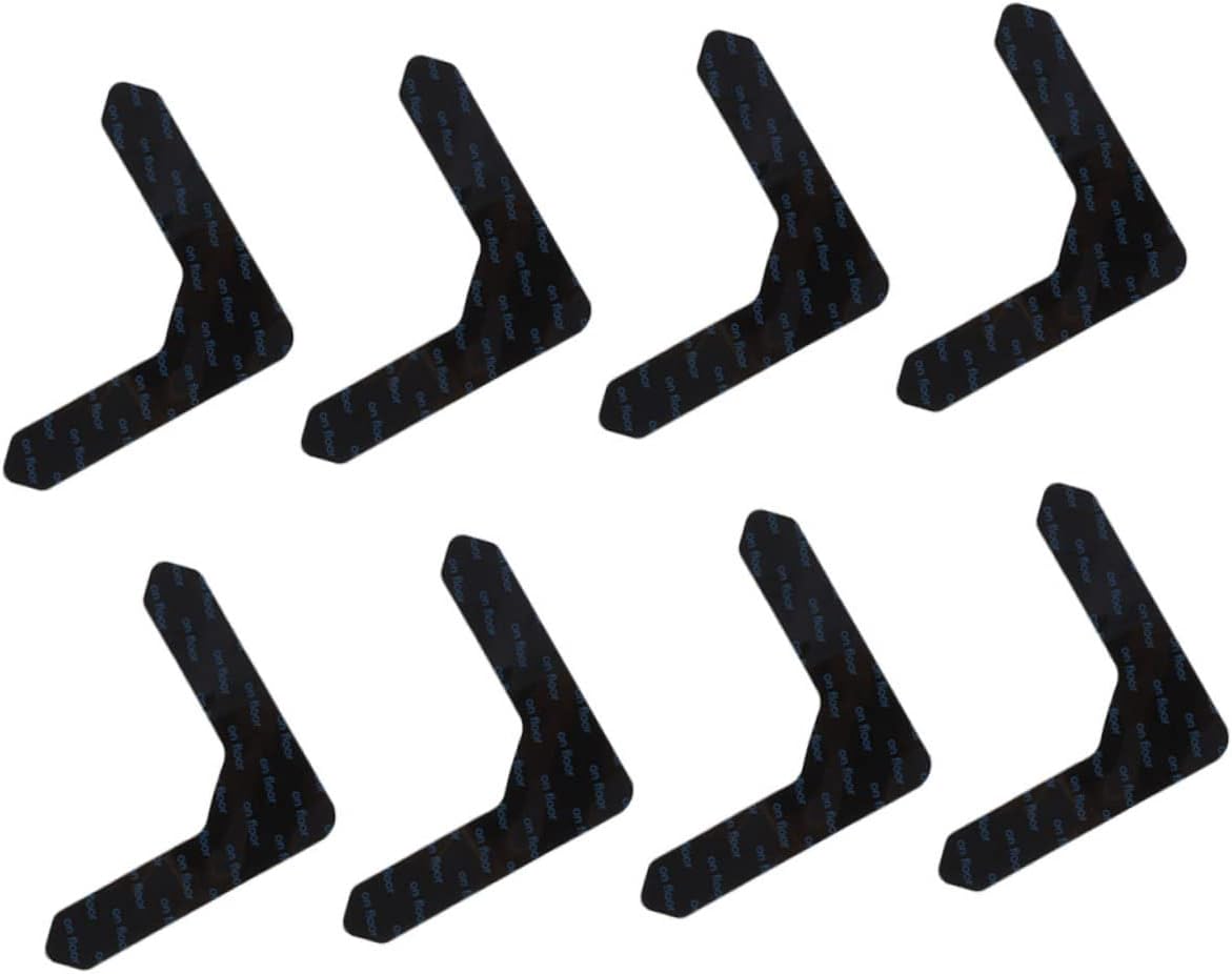 8pcs Dual Sided Rubber Carpet Holders for Area Rugs