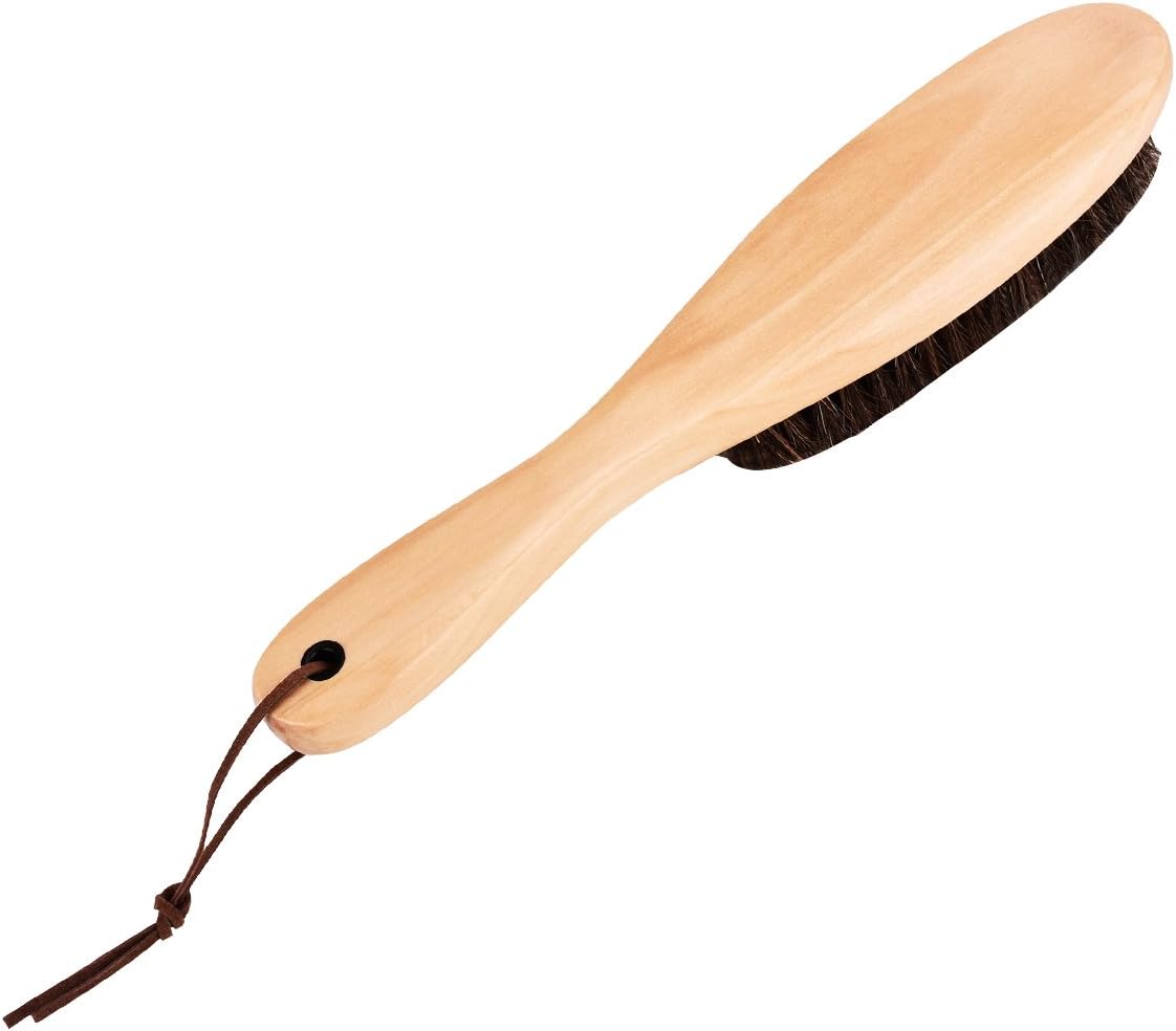 🛒 Flash Sale Wooden Brush with Soft Horse Mane Remove Hair Dust for Clothes Suits Coats Shoes Jacket Furniture Car Mat Pet Hair,Clothes Brush Shoes Brush Coat Brush Suit Brush Garment Brush Lint Brush