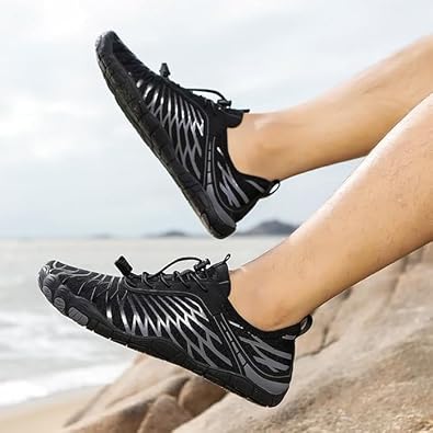 ELETON Barefoot Shoes Women Men Footwear, Wide Toe Box Hiking Zero Drop Non-Slip Quick-Dry River Boat Pool Beach Water Shoes, Lightweight Swimming Running Walking Sneakers Unisex