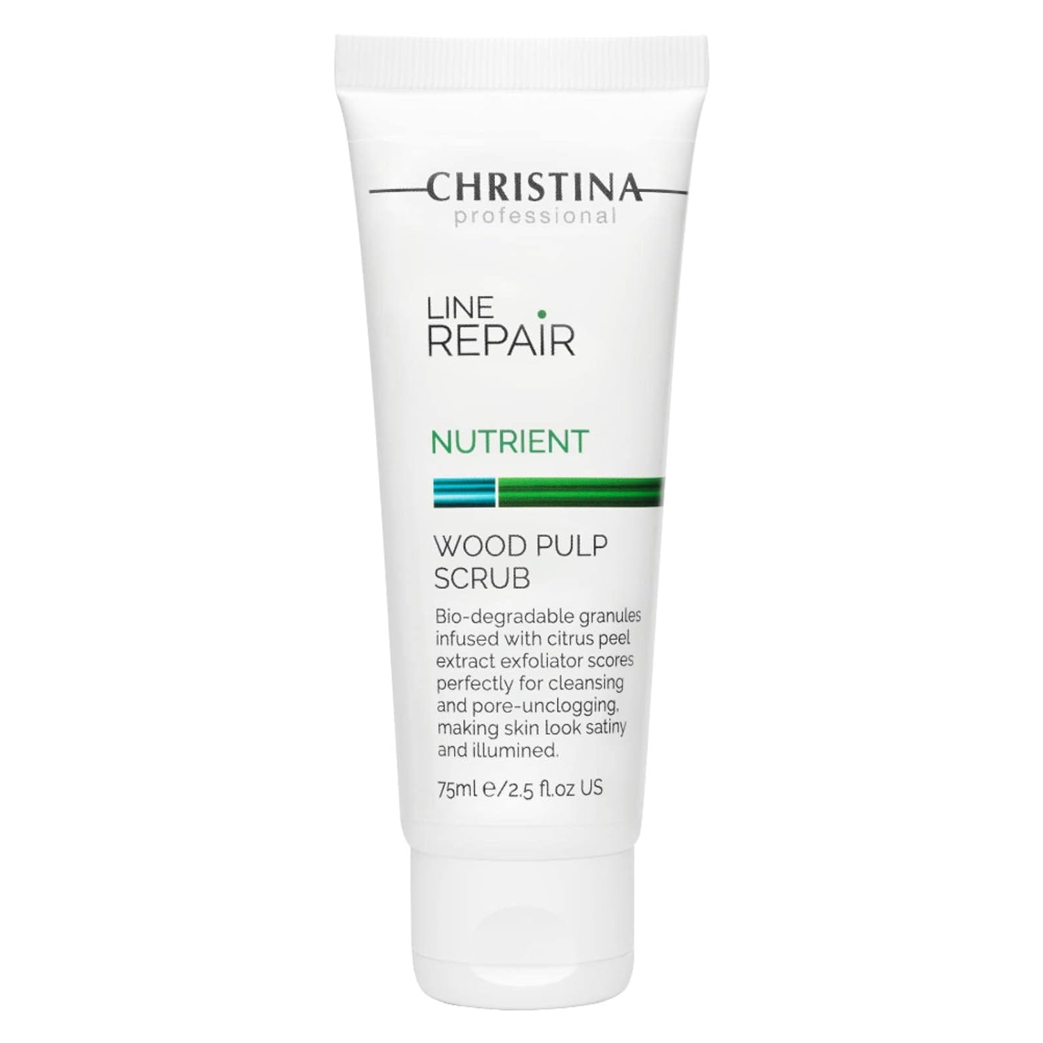 Christina Line Repair Nutrient Wood Pulp Face Exfoliator | Skin Smoothing Exfoliate for Face | Gentle Cleansing, Rejuvenation with Antioxidant effect | Suitable for All Skin Types 75ml - Image 3