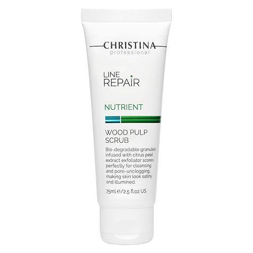 Miniatura 3 de Christina Line Repair Nutrient Wood Pulp Face Exfoliator | Exfoliante suavizante de la piel para la cara | Limpieza suave, rejuvenecimiento con
