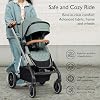 Beberoad Love RX 3-in-1 Baby Stroller, Toddler Stroller, Foldable Infant Stroller, Reversible Toddler Seat with Organizer, Rain Cover, Sunshade & Mosquito 2 in 1 Cover and Large Storage Basket (Green)