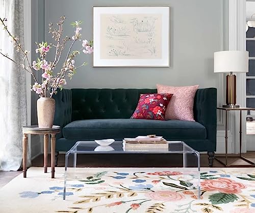 Image of Carpet Mahal Handmade Handwoven Tufted Made of 100% Soft Blended Wool Export Quality Carpets with 1 Inch Thickness (5x8 Feet) Color Multi