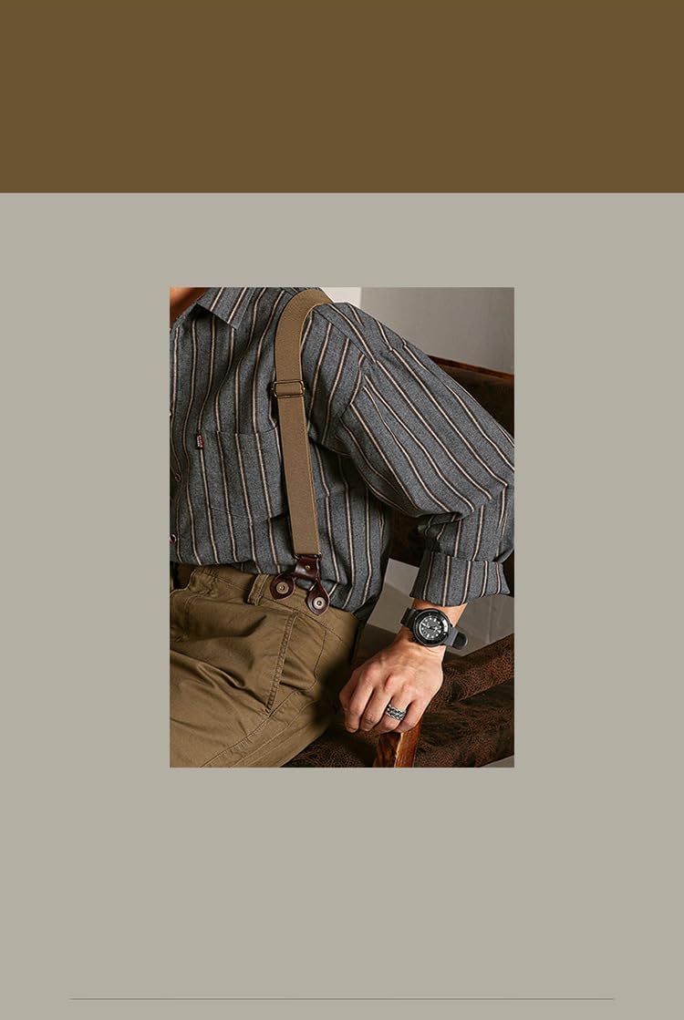 Japanese-Style Casual Overalls - Men's Loose Straight-Leg Long Pants