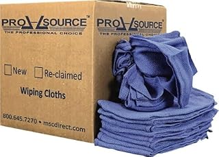 PRO SOURCE 5 Lb Box Virgin Surgical Lint-Free Blue Cotton Huck Towels: 16" x 25"