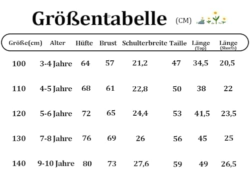 Haloumoning Mädchen Bekleidungssets Sommer Rüschen Tanktops mit Shorts Einfarbig Niedlich Kleidung Sets Lässig Zweiteilig Outfits, Rosa, 7-8 Jahre