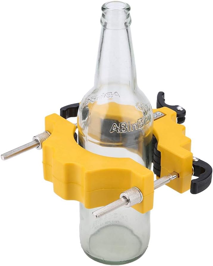 Glass Cutter, Bottle Cutter Glass Tool Craft Cutting Kit Jar Cutter Machine Cutting Tool Glass Cutting Machine Scoring Etchor Wine Bottles Recycle Tool for Thicknesses 2~8mm