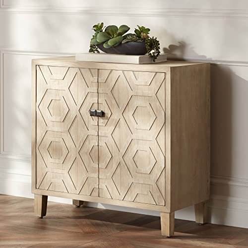 55 Downing Street Amari 31 1/2" Wide White Washed Wooden Cabinet #TOP28