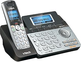 VTech DS6151 2-Line Cordless Phone System for Home or Small Business with Digital