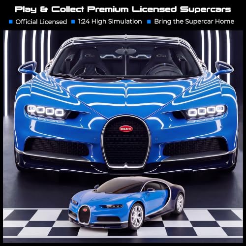 Image of BEZGAR 1:24 Official Licensed Bugatti Chiron Remote Control Car