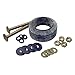 DANCO Durably Constructed Tank to Bowl Toilet Repair Kit for Gerber, 3/8-Inch x 3-1/4-Inch Bolts, 1-Kit (88193)