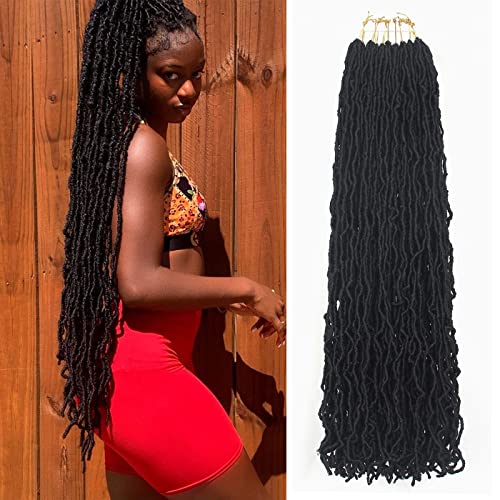 7 packs faux locs crochet hair 32 inch soft locs
