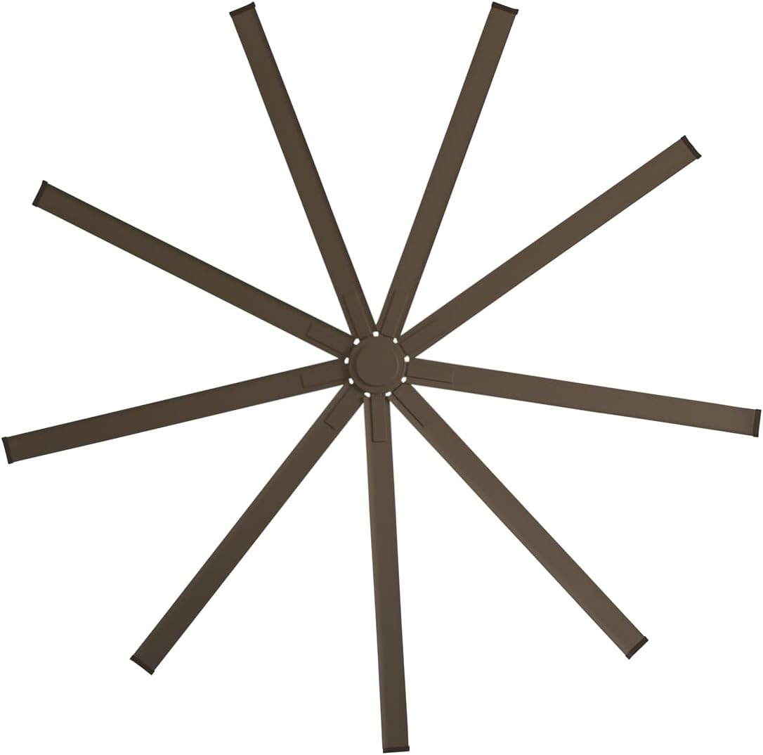 Maxx Air 96"" Modern Industrial Style Ceiling Fan, Perfect for Warehouse, Home, Barn, Great Room. 6 Speed With Remote. New For 2026. 96UPS (Oil-Rubbed Bronze)