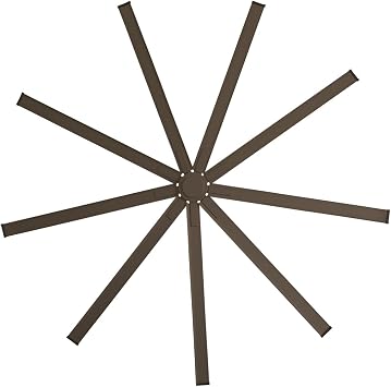 Maxx Air 96"" Modern Industrial Style Ceiling Fan, Perfect for Warehouse, Home, Barn, Great Room. 6 Speed With Remote. New For 2026. 96UPS Oil-Rubbed Bronze