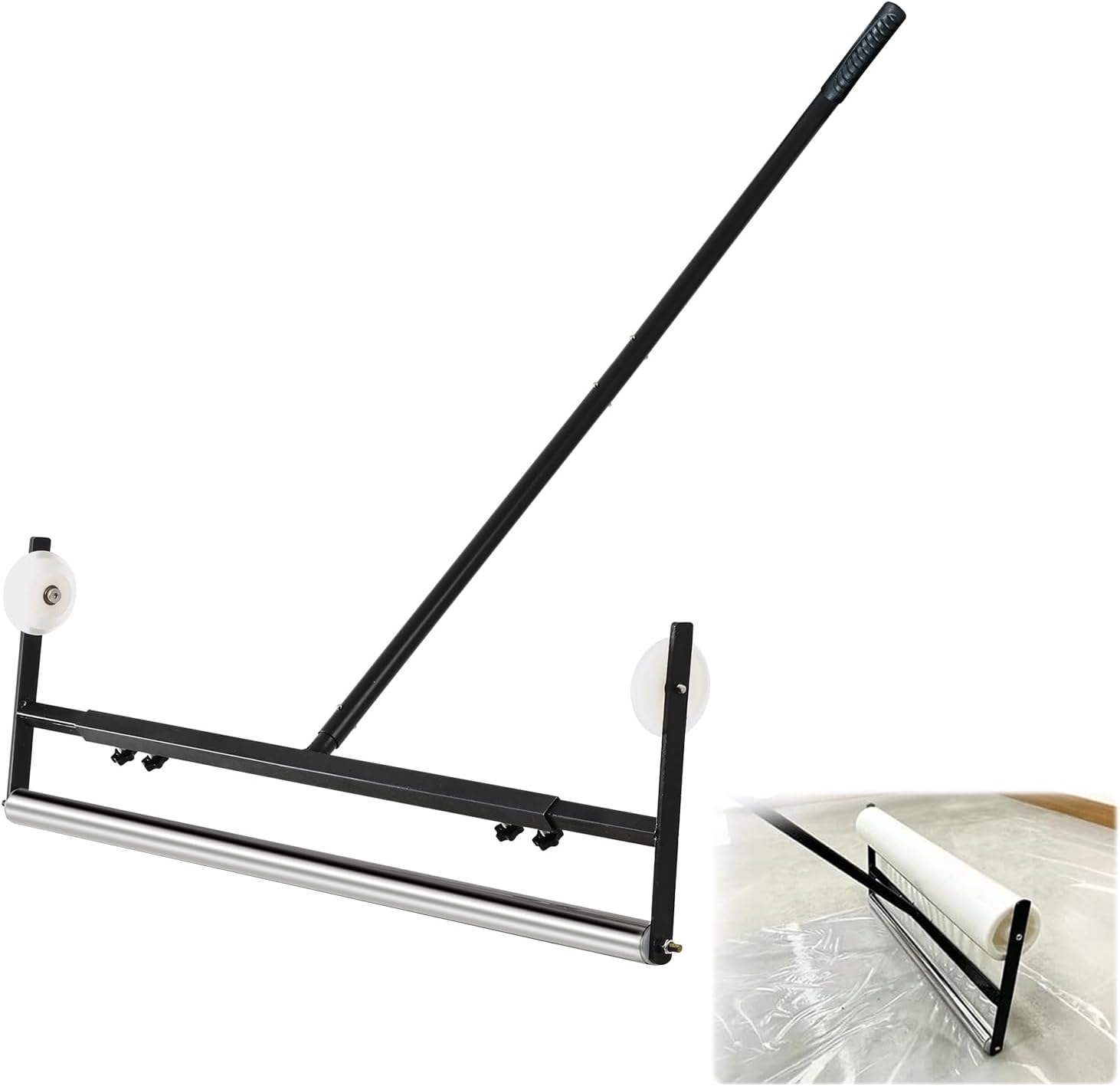 Carpet Film Applicator,Adjustable 24-36 Inch Width for Floor Protection | Durable steel construction|No-tool assembly in 2-3 min|One-person operation for Home Renovation, Moving & Property Staging