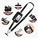 Epinuo Phone Strap Crossbody with Black Detachable Wallet– Premium Stitch-Seamed Craftsmanship, Phone Strap Wallet with ID Window, Adjustable Hands-Free Neck & Shoulder Lanyard for iPhone All Phones