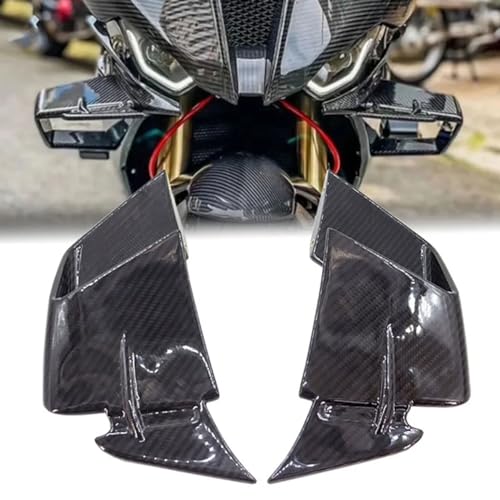 Motorcycle Winglets Aerodynamic Wing Kit Spoilers for BMW S1000RR 2019 2020 2021 2022 Carbon Fiber Full Reducer Air Deflector Wings Fairing Modified