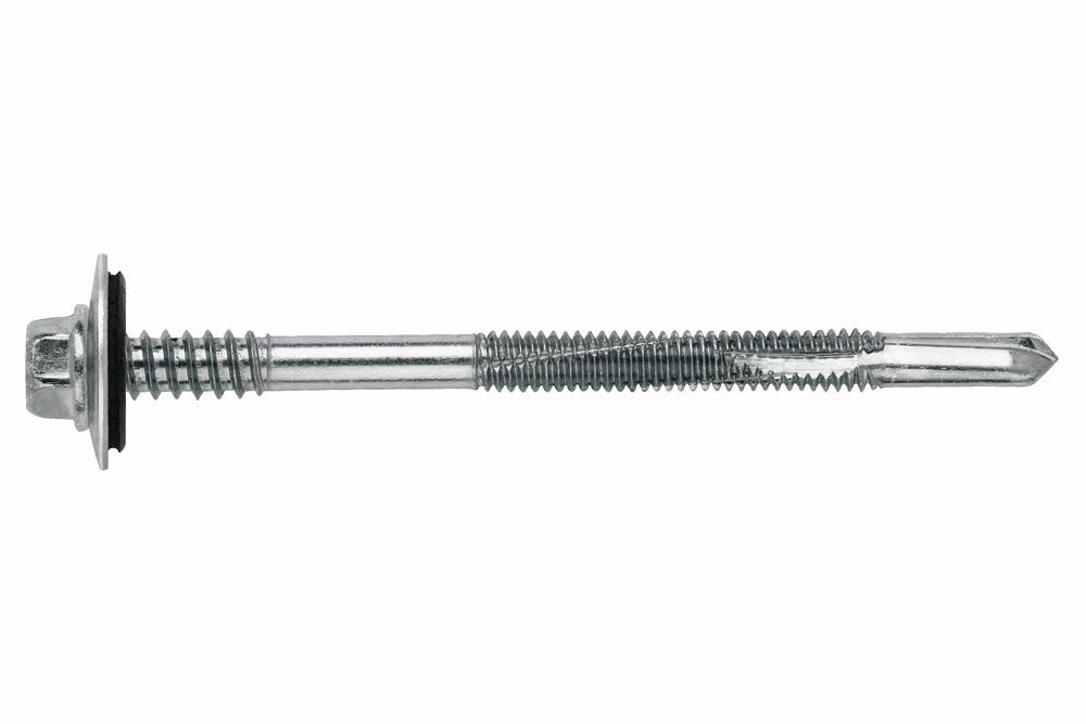 INDEX A PERFECT FIXING PSL1655175 Tornillo para páneles sándwich y arandela de EPDM, Gris Plateado, 5,5/6,3 x 175 P16