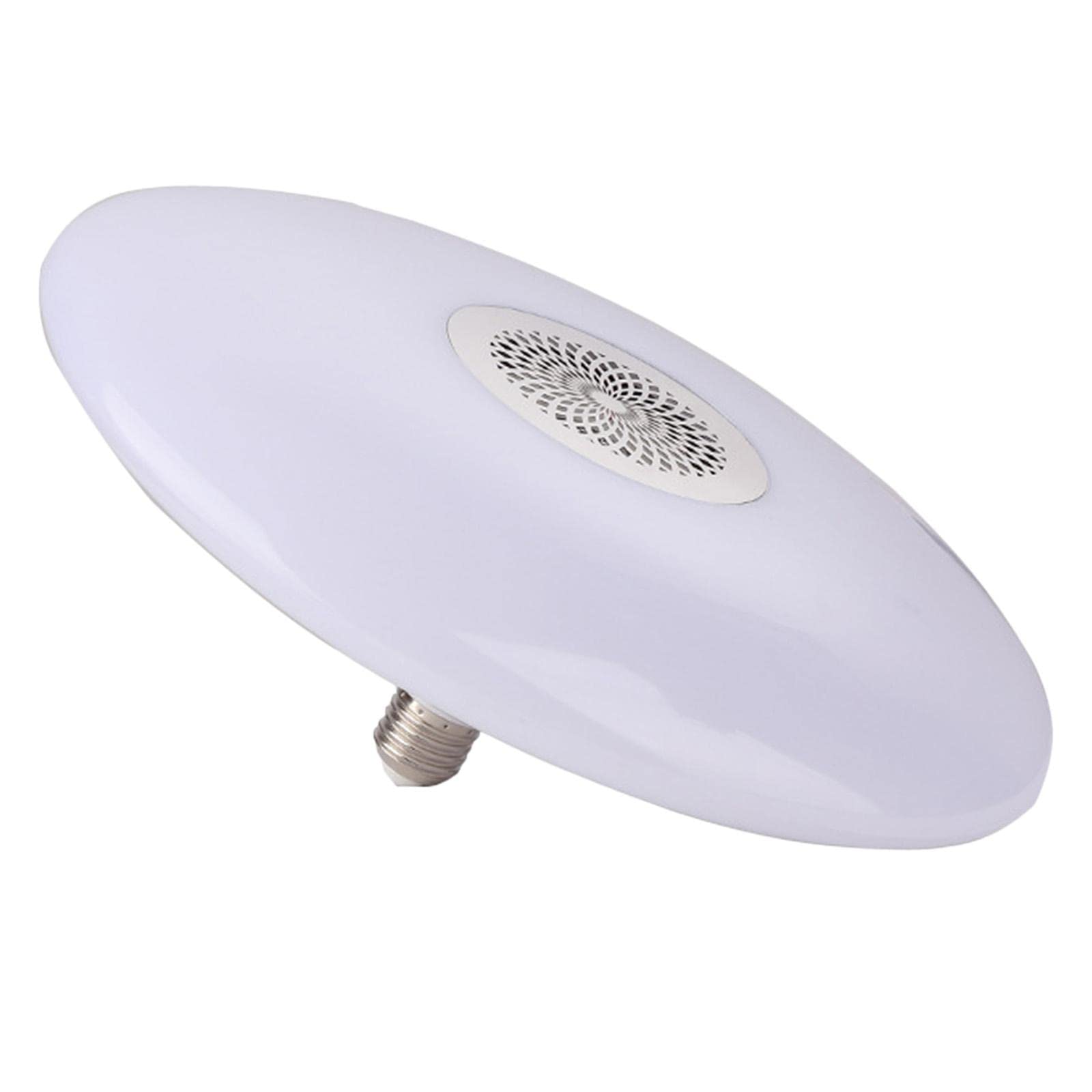 Ampoule Connectée LED Bluetooth Télécommande à Distance Variation de Couleurs Enceinte Multimédia Plastique Adaptée pour Cuisines Chambres Coffee-shop, L