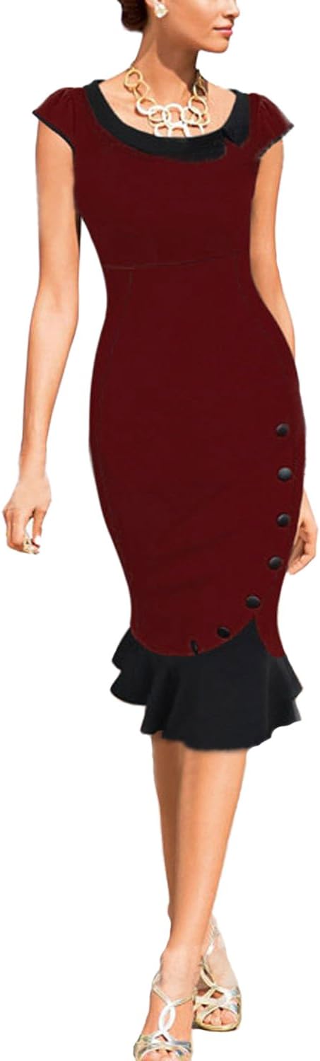 Viwenni® Women's Bodycon Business Party Cocktail Pencil Dresses
