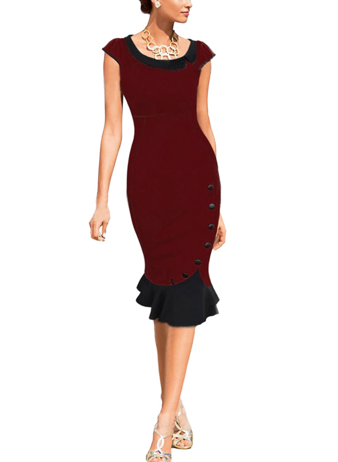 Viwenni® Women's Bodycon Business Party Cocktail Pencil Dresses