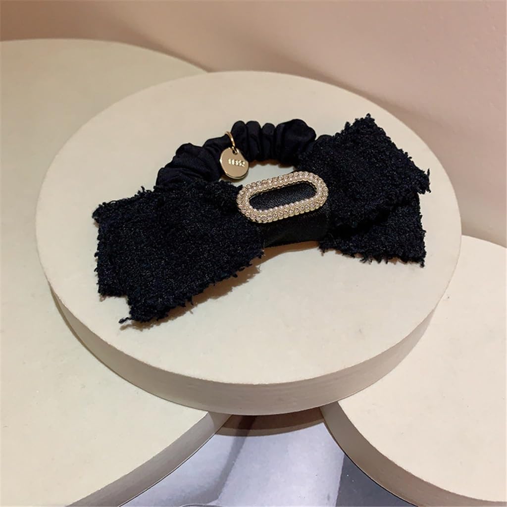 Hair Trim Rope Elliptical Hollow Diamond Buckle Headdress(D)